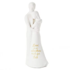 Hallmark Love Is An Adventure Embracing Couple Figurine, 8.75"