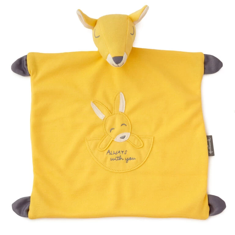Hallmark Kangaroo Lovey Blanket 3 Hallmark Kangaroo Lovey Blanket