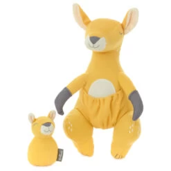 Hallmark Kangaroo And Baby Joey Stuffed Animal And Rattle Set 7 Hallmark Kangaroo And Baby Joey Stuffed Animal And Rattle Set -Toy Store Kangaroo and Baby Joey Plush and Rattle Set 1BBY4819 03