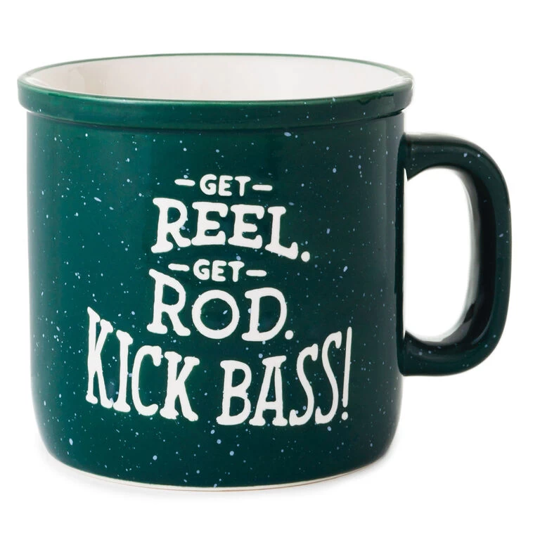 Hallmark Kick Bass Ceramic Mug, 15 Oz. 3 Hallmark Kick Bass Ceramic Mug, 15 Oz.
