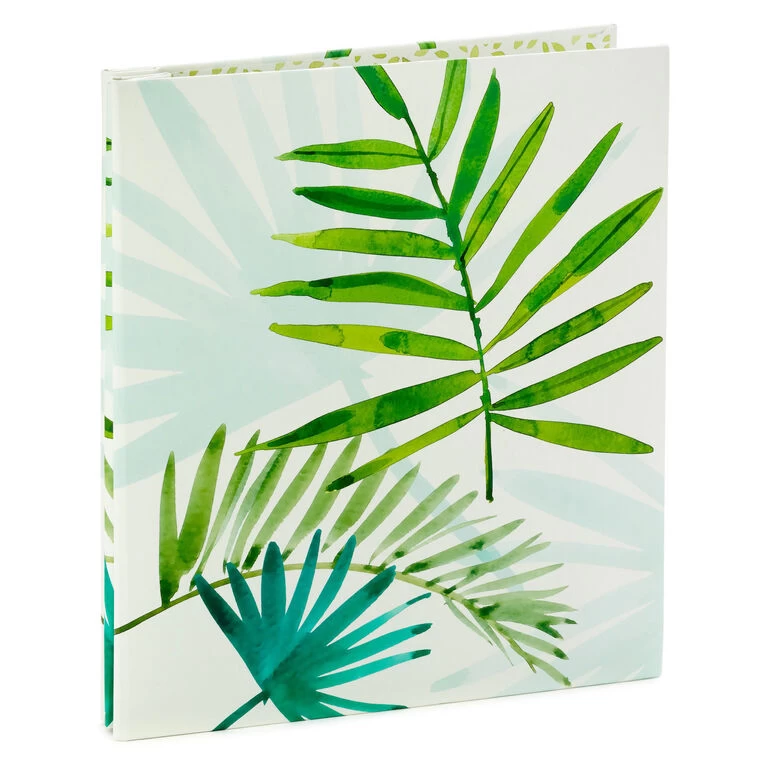 Hallmark Palm Fronds Large Refillable Photo Album 3 Hallmark Palm Fronds Large Refillable Photo Album