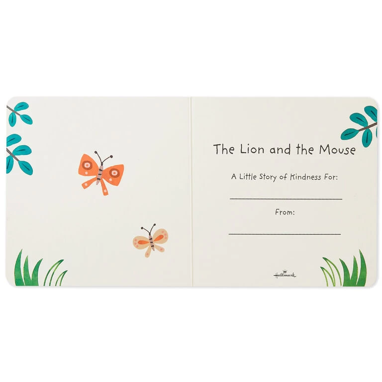 Hallmark The Lion And The Mouse Board Book And Lion Lovey Blanket Set 6 Hallmark The Lion And The Mouse Board Book And Lion Lovey Blanket Set - Image 4