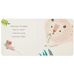 Hallmark The Lion And The Mouse Board Book And Lion Lovey Blanket Set 13 Hallmark The Lion And The Mouse Board Book And Lion Lovey Blanket Set -Toy Store Lion Lovey Blanket Lion Mouse Kindness Board Book Set 1BBY4783 05