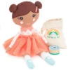 Hallmark Little World Changers™ And Kind Culture Co. The Doll Kind Dark Skin Girl, 12" -Toy Store Little World Changers Dark Skin Girl Doll With Tokens 1KID2086 01