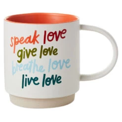 Hallmark Live Love Mug, 16 Oz.