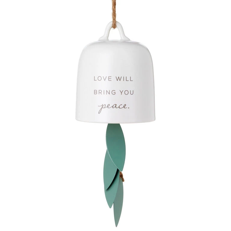 Hallmark Love Will Bring You Peace Ceramic Wind Chime 3 Hallmark Love Will Bring You Peace Ceramic Wind Chime