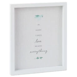 Hallmark Love Means Everything Quote Sign, 7.5x9