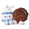 Hallmark Better Together Milk And Cookie Magnetic Plush, 6" 2 Hallmark Better Together Milk And Cookie Magnetic Plush, 6" -Toy Store Milk Carton and Chocolate Cookie Magnetic Plush 1KID1642 01
