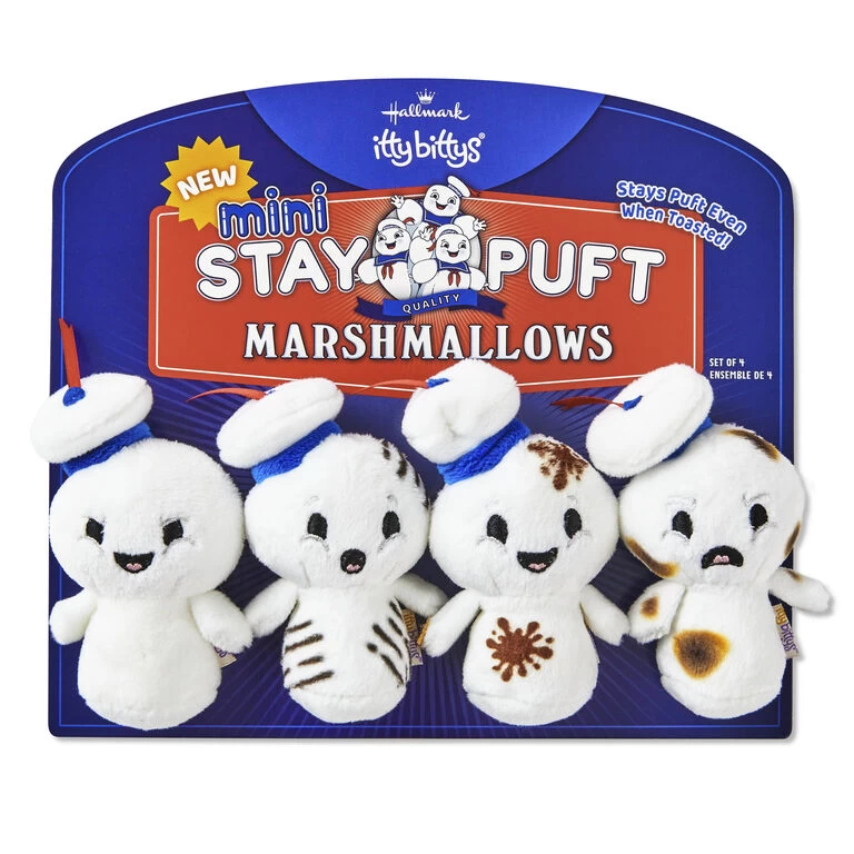Hallmark Itty Bittys® Ghostbusters: Afterlife™ Mini Stay Puft Marshmallows Plush, Set Of 4 5 Hallmark Itty Bittys® Ghostbusters: Afterlife™ Mini Stay Puft Marshmallows Plush, Set Of 4 - Image 3