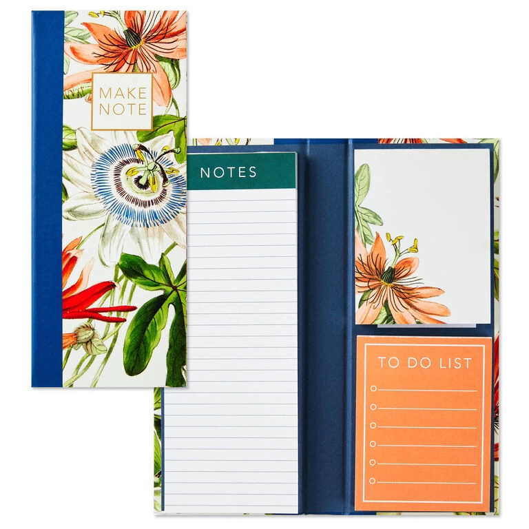 Hallmark Modern Floral Folio And Memo Pad Set 4 Hallmark Modern Floral Folio And Memo Pad Set - Image 2
