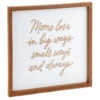 Hallmark Moms Love In Big Ways Wood Quote Sign 2 Hallmark Moms Love In Big Ways Wood Quote Sign -Toy Store Moms Love in Big Ways Wood Quote Sign 1SNN1036 01