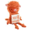 Hallmark MopTops Highland Cow Stuffed Animal With You Make A Difference Board Book 2 Hallmark MopTops Highland Cow Stuffed Animal With You Make A Difference Board Book -Toy Store MopTops Plush Cow Stuffed Animal Board Book 1KID1537 01