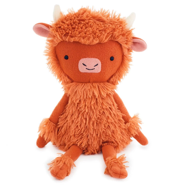 Hallmark MopTops Highland Cow Stuffed Animal With You Make A Difference Board Book 4 Hallmark MopTops Highland Cow Stuffed Animal With You Make A Difference Board Book - Image 2