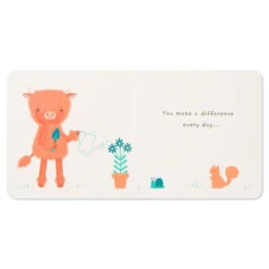 Hallmark MopTops Highland Cow Stuffed Animal With You Make A Difference Board Book 13 Hallmark MopTops Highland Cow Stuffed Animal With You Make A Difference Board Book -Toy Store MopTops Plush Cow Stuffed Animal Board Book 1KID1537 06