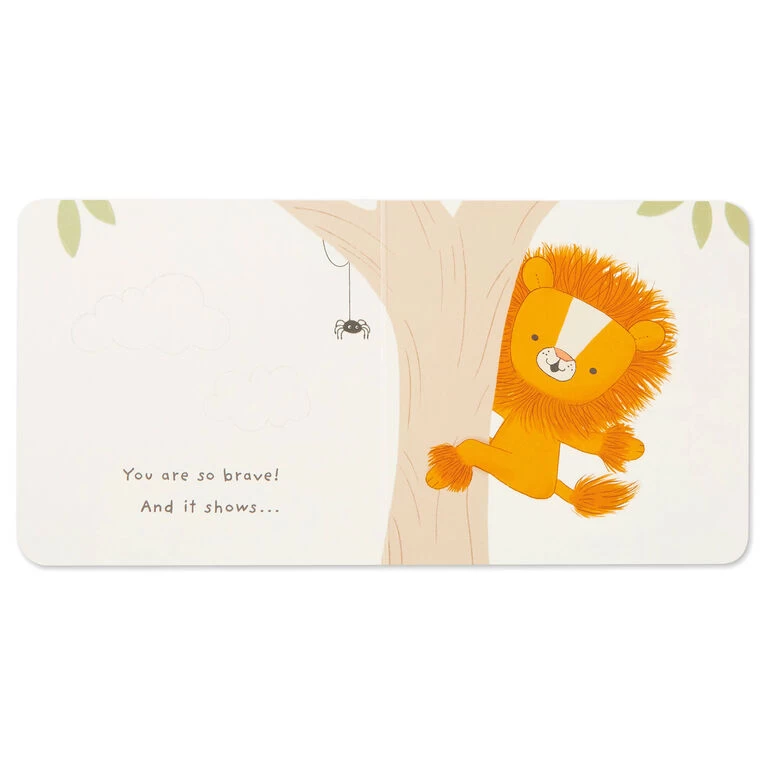 Hallmark MopTops Lion Stuffed Animal With You Are Brave Board Book 8 Hallmark MopTops Lion Stuffed Animal With You Are Brave Board Book - Image 6