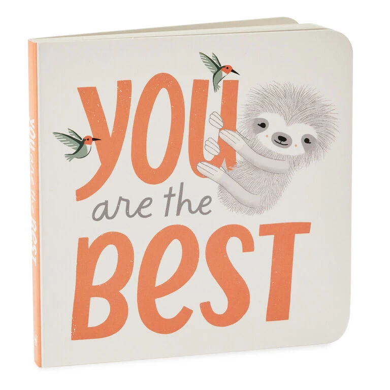 Hallmark MopTops Sloth Stuffed Animal With You Are The Best Board Book 6 Hallmark MopTops Sloth Stuffed Animal With You Are The Best Board Book - Image 4