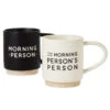 Hallmark Morning Person Stacking Mugs, Set Of 2 1 Hallmark Morning Person Stacking Mugs, Set Of 2 -Toy Store Morning Person Stacking Mugs 1SNN1068 01