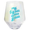 Hallmark Jumbo My Big Ass Stemless Wine Glass, 40 Oz. -Toy Store My Big Ass Stemless Wine Glass 1BIR1262 01