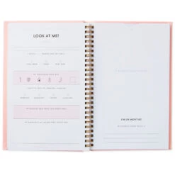 Hallmark My First Year Baby Book For Girl -Toy Store My First Year Pink Baby Book for Girl 1BBA4136 04