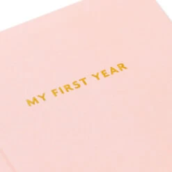 Hallmark My First Year Baby Book For Girl -Toy Store My First Year Pink Baby Book for Girl 1BBA4136 05