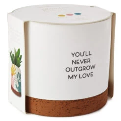 Hallmark Never Outgrow My Love Planter Handprint Kit -Toy Store Never Outgrow My Love Planter With Paints 1BBY4851 03