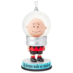 Hallmark Peanuts® Charlie Brown Big Dreams Snow Globe 8 Hallmark Peanuts® Charlie Brown Big Dreams Snow Globe -Toy Store Peanuts Charlie Brown Figurine Big Dreams Snow Globe 1PAJ3548 03