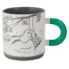 Hallmark Peanuts® All The Happy Snoopy Mug, 16oz. -Toy Store Peanuts Gray and Green All the Happy Snoopy Mug 1PAJ3537 01