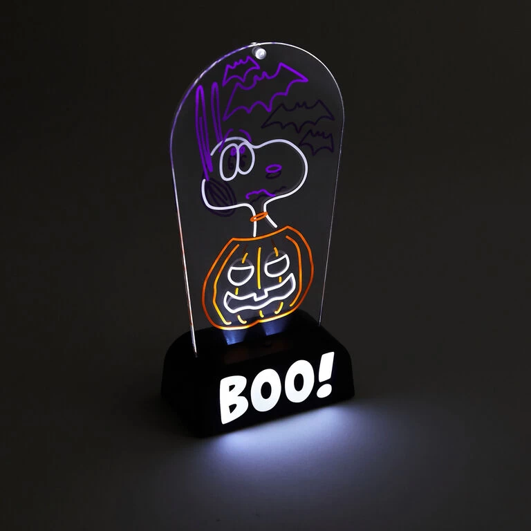 Hallmark Peanuts® Snoopy Boo! Light-Up Sign 4 Hallmark Peanuts® Snoopy Boo! Light-Up Sign - Image 2