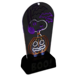 Hallmark Peanuts® Snoopy Boo! Light-Up Sign 7 Hallmark Peanuts® Snoopy Boo! Light-Up Sign -Toy Store Peanuts Snoopy Boo LightUp Sign 1HGN1517 03