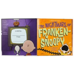 Hallmark Peanuts® The Nightmare Of Franken-Snoopy Book 9 Hallmark Peanuts® The Nightmare Of Franken-Snoopy Book -Toy Store Peanuts Snoopy FrankenSnoopy Book With PopUp Ending 1HGN1524 03