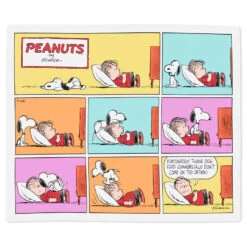 Hallmark Peanuts® Snoopy And Linus Comic Strip Throw Blanket, 50x60 7 Hallmark Peanuts® Snoopy And Linus Comic Strip Throw Blanket, 50x60 -Toy Store Peanuts Snoopy and Linus Comic Strip Throw Blanket 1PAJ3509 03