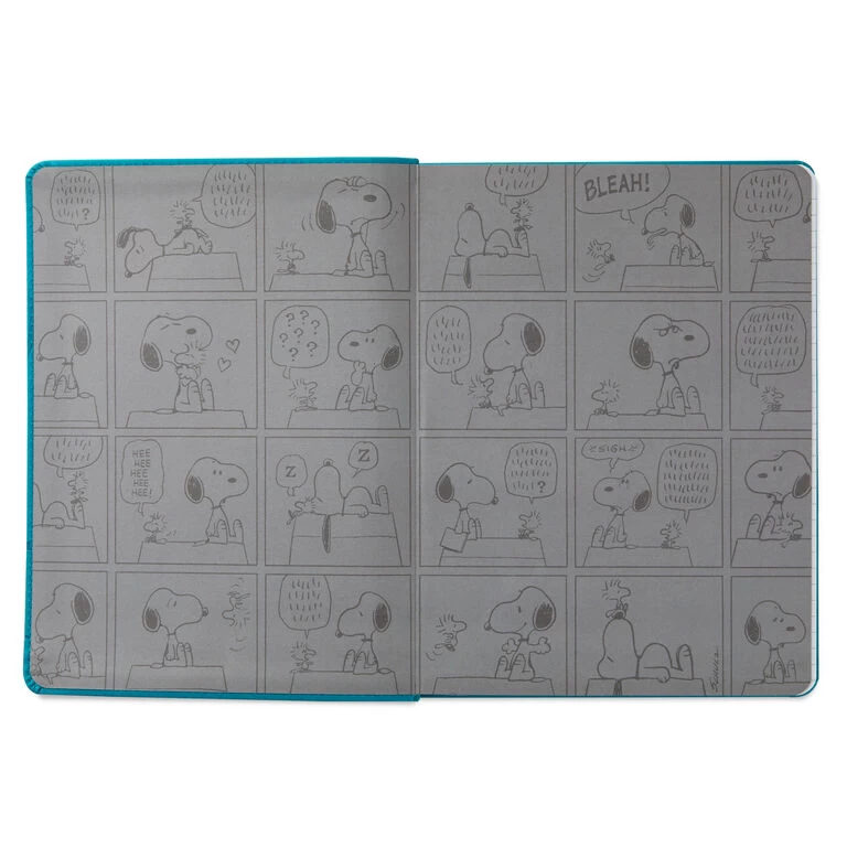 Hallmark Peanuts® Snoopy And Woodstock Faux Leather Notebook 5 Hallmark Peanuts® Snoopy And Woodstock Faux Leather Notebook - Image 3