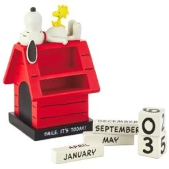 Hallmark Peanuts® Snoopy Smile Perpetual Calendar 8 Hallmark Peanuts® Snoopy Smile Perpetual Calendar -Toy Store Peanuts Snoopy on Doghouse Smile Perpetual Calendar 1PAJ2127 03