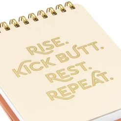 Hallmark Kick Butt, Repeat Easel Notebook 16 Hallmark Kick Butt, Repeat Easel Notebook -Toy Store Rise Kick Butt Rest Repeat Easel Notebook 3HWJ2108 07