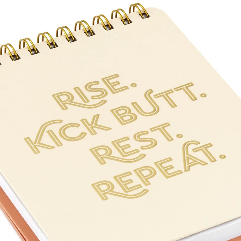 Hallmark Kick Butt, Repeat Easel Notebook 9 Hallmark Kick Butt, Repeat Easel Notebook - Image 7