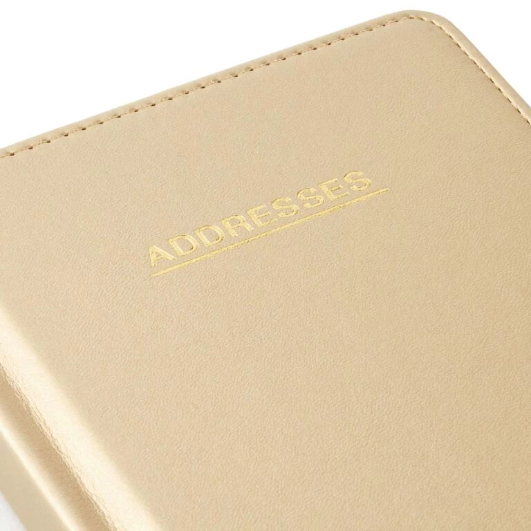 Hallmark Satin Gold Address Book 4 Hallmark Satin Gold Address Book - Image 2