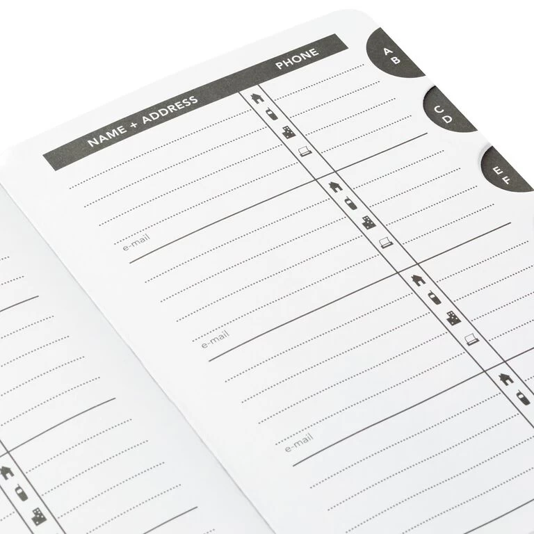 Hallmark Satin Gold Address Book 6 Hallmark Satin Gold Address Book - Image 4