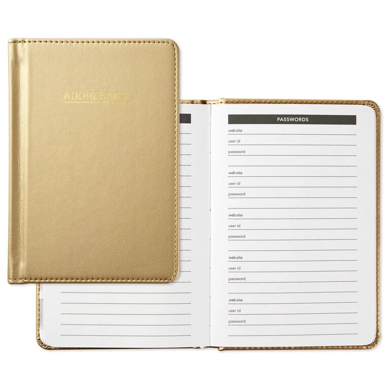 Hallmark Satin Gold Address Book 8 Hallmark Satin Gold Address Book - Image 6