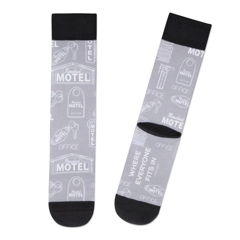 Hallmark Schitt's Creek® Rosebud Motel Novelty Crew Socks 3 Hallmark Schitt's Creek® Rosebud Motel Novelty Crew Socks