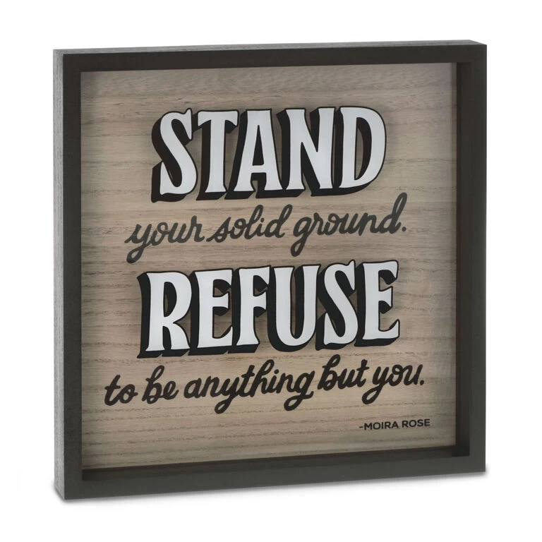 Hallmark Schitt's Creek® Moira Rose Quote Wood Sign, 11.75x11.75 3 Hallmark Schitt's Creek® Moira Rose Quote Wood Sign, 11.75x11.75