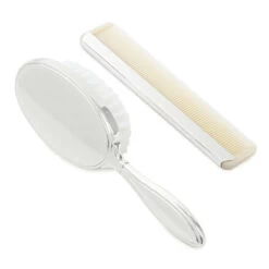 Hallmark Baby's First Hair Brush And Comb, Set Of 2 9 Hallmark Baby's First Hair Brush And Comb, Set Of 2 -Toy Store Silver Baby Hair Brush and Comb 1BBY4730 03