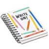 Hallmark Write On! Prompted Journal With Stickers 2 Hallmark Write On! Prompted Journal With Stickers -Toy Store Spiral Notebook With 119 Prompt Stickers 3HWJ2111 01