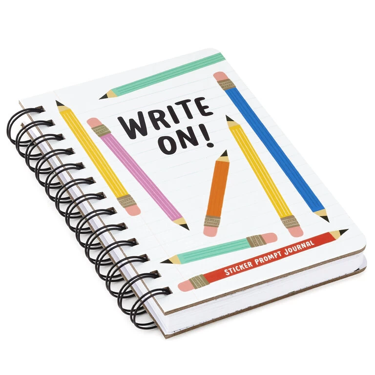 Hallmark Write On! Prompted Journal With Stickers 3 Hallmark Write On! Prompted Journal With Stickers