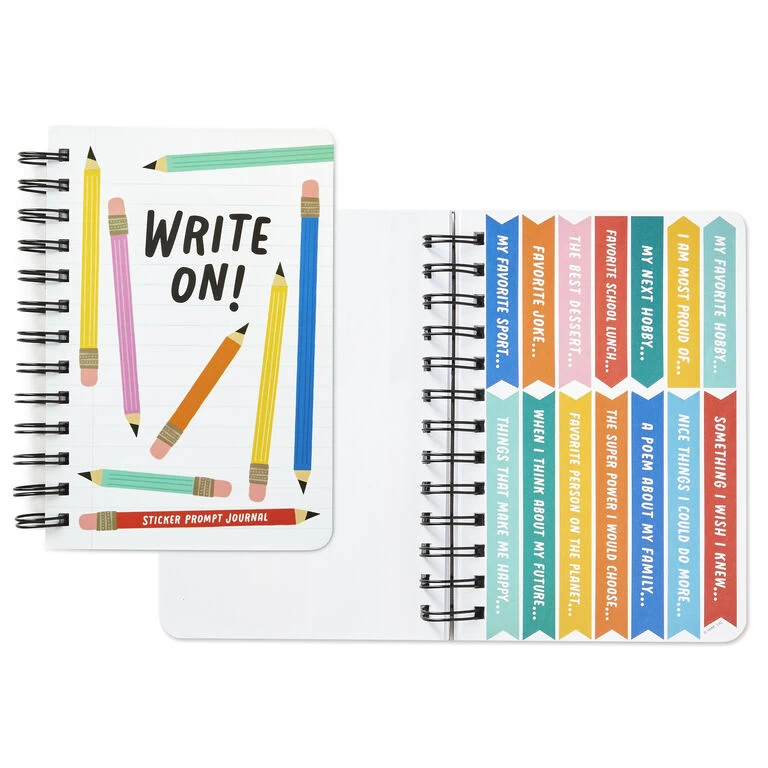 Hallmark Write On! Prompted Journal With Stickers 4 Hallmark Write On! Prompted Journal With Stickers - Image 2
