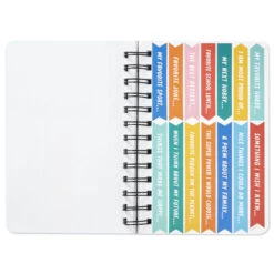 Hallmark Write On! Prompted Journal With Stickers 11 Hallmark Write On! Prompted Journal With Stickers -Toy Store Spiral Notebook With 119 Prompt Stickers 3HWJ2111 04