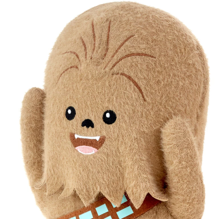 Hallmark Star Wars™ Chewbacca™ Plush Weighted Bookend 5 Hallmark Star Wars™ Chewbacca™ Plush Weighted Bookend - Image 3