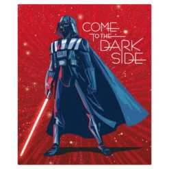 Hallmark Star Wars™ Darth Vader™ Dark Side Blanket 7 Hallmark Star Wars™ Darth Vader™ Dark Side Blanket -Toy Store Star Wars Darth Vader Dark Side Fleece Blanket 1SHP2159 03