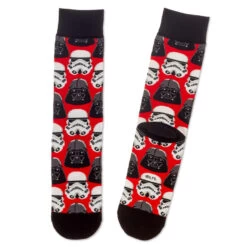 Hallmark Star Wars™ Darth Vader™ And Stormtrooper™ Helmet Novelty Crew Socks