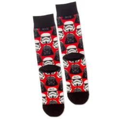 Hallmark Star Wars™ Darth Vader™ And Stormtrooper™ Helmet Novelty Crew Socks 8 Hallmark Star Wars™ Darth Vader™ And Stormtrooper™ Helmet Novelty Crew Socks -Toy Store Star Wars Darth VaderStormtrooper Crew Socks 1SHP2162 03