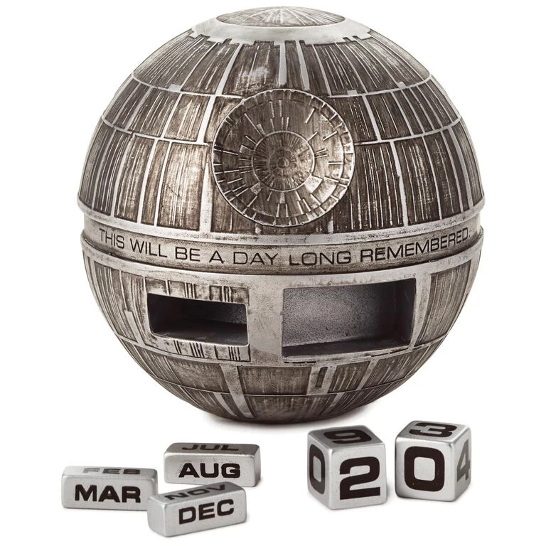 Hallmark Star Wars™ Death Star™ Perpetual Calendar 4 Hallmark Star Wars™ Death Star™ Perpetual Calendar - Image 2